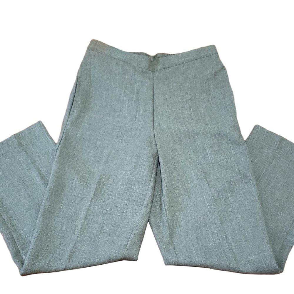 Alfred Dunner Botantical Gardens Sage Pull On Pants Size 6P NWT